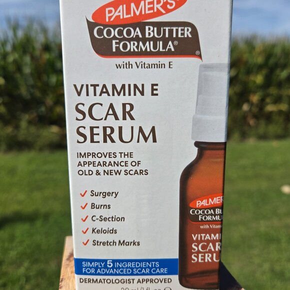 NIB Palmer's Cocoa Butter Formula with Vitamin E Scar Serum 30 ml 1 oz - Picture 1 of 9